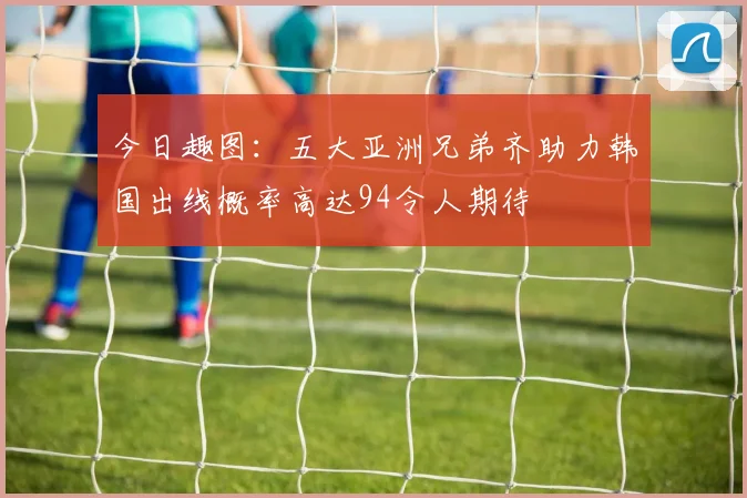 今日趣图：五大亚洲兄弟齐助力韩国出线概率高达94令人期待